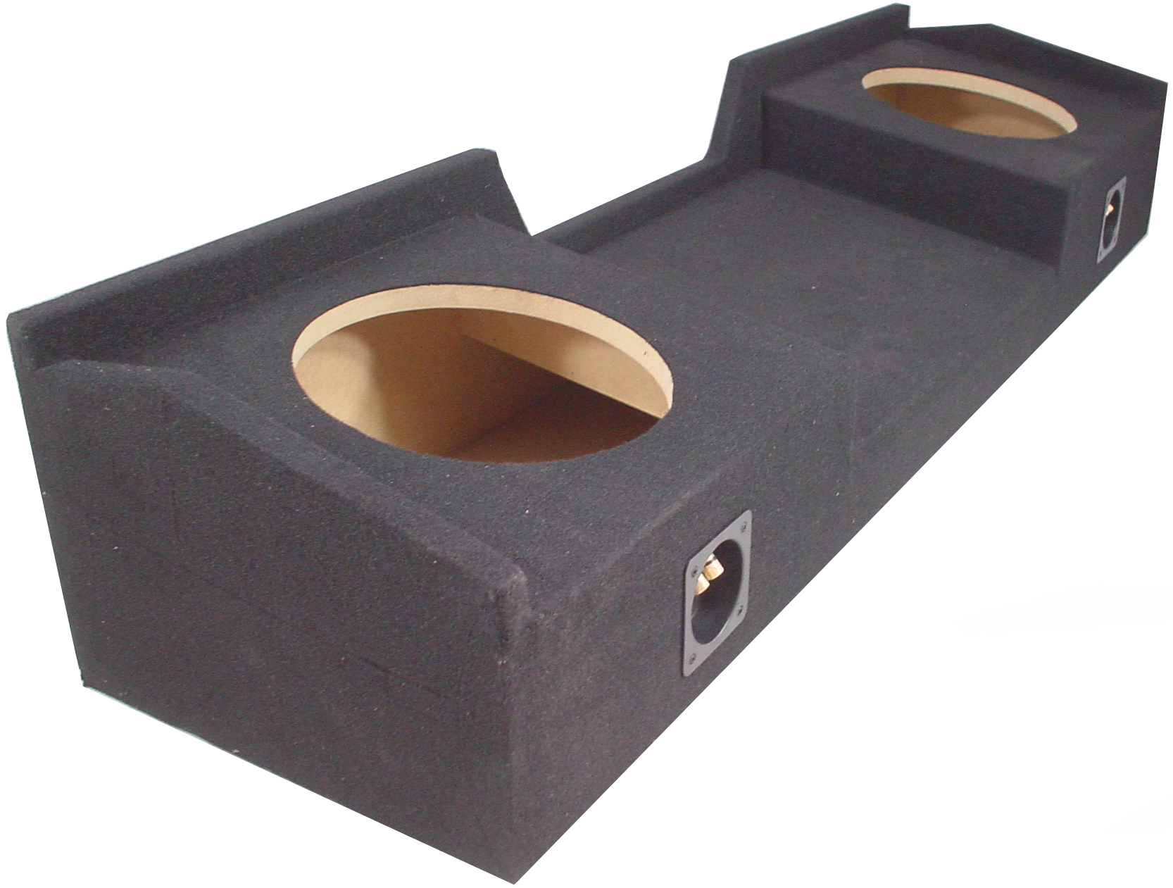 Compatible with 2004-2015 Nissan Titan King or Crew Truck Harmony R124 Dual 12 Sub Box Enclosure 