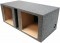 Dual 10" Ported Kicker Square Sub Box Enclosure