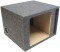 Single 10" Ported Kicker Square Sub Box Enclosure