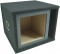 Single Kicker Square 15" Slot Vented Paintable Baffle Universal Fit Sub Box Enclosure